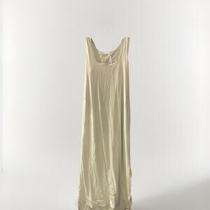 Lululemon Pima Cotton Open Back Midi Dress Size 8 Green